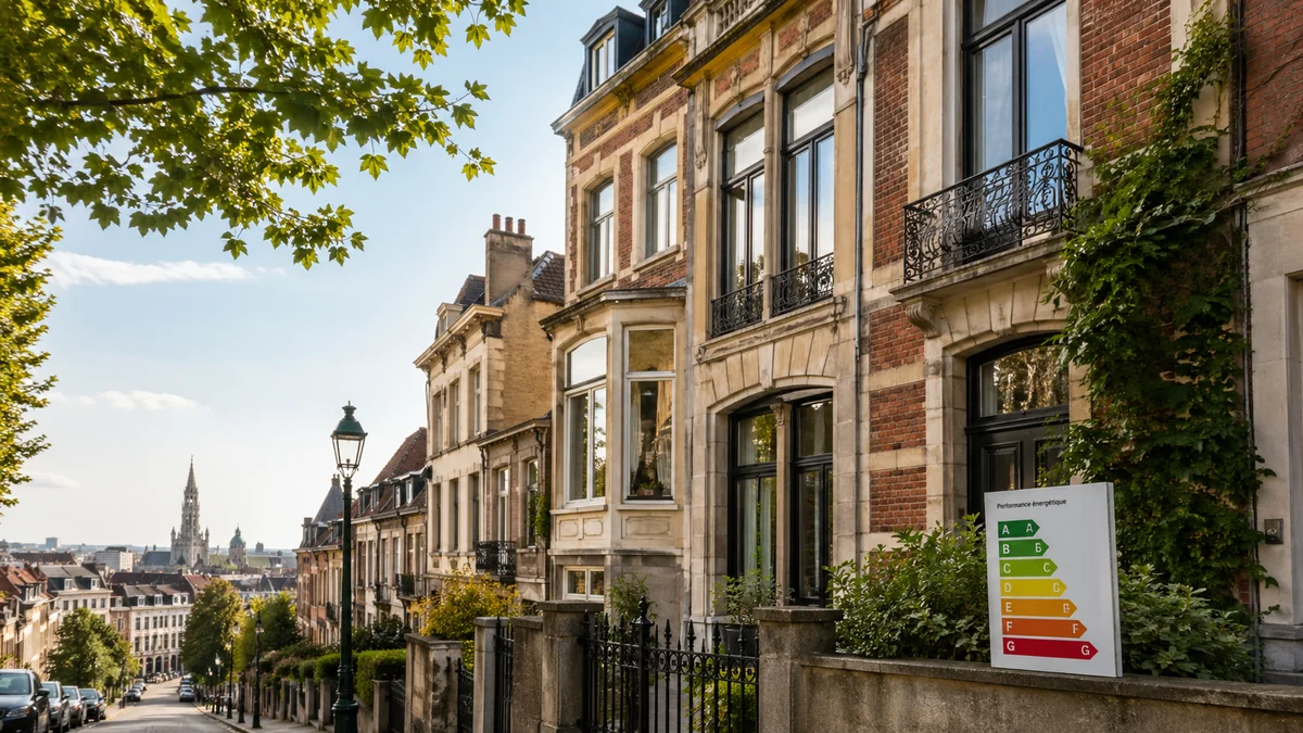 Maisons en G à Bruxelles : 50 % du parc en dernière classe (et comment en sortir)