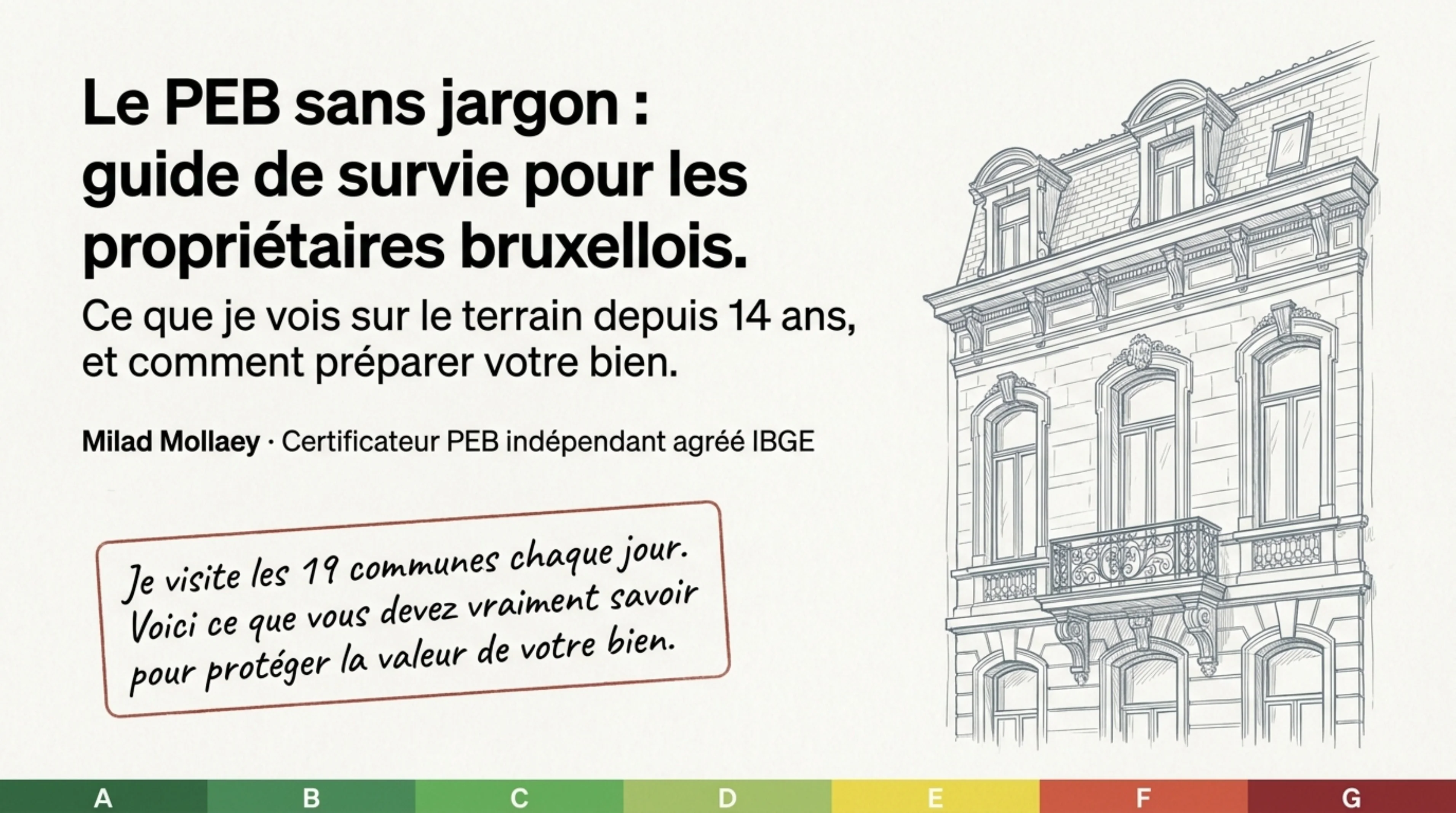 Le PEB sans jargon : guide de survie pour les propriétaires bruxellois
