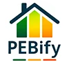 Logo PEBify – Certification PEB Bruxelles