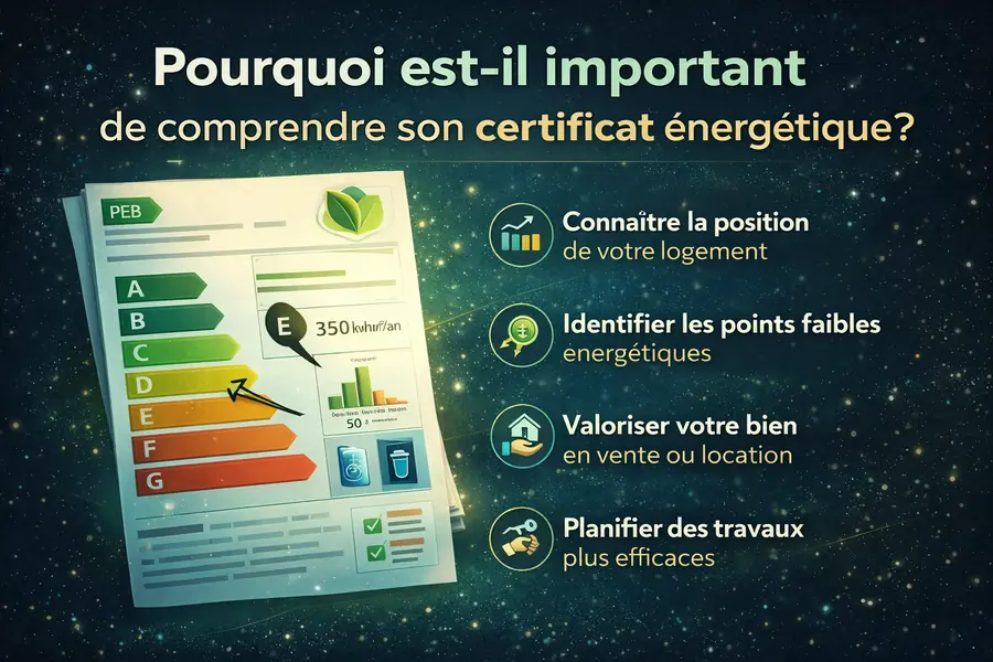 Lire et interpréter les chiffres de votre certificat PEB